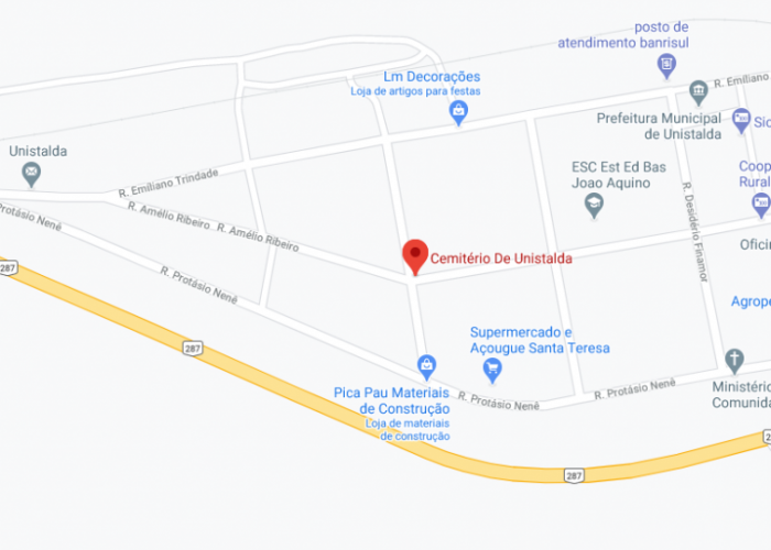 R. Protásio Nenê, 482 - Centro, Unistalda - RS, 97755-000