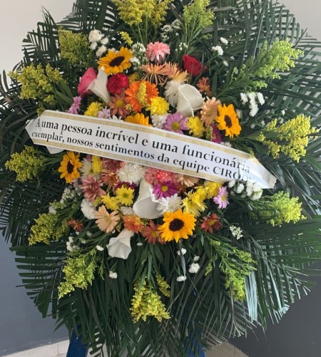 coroa de flores
